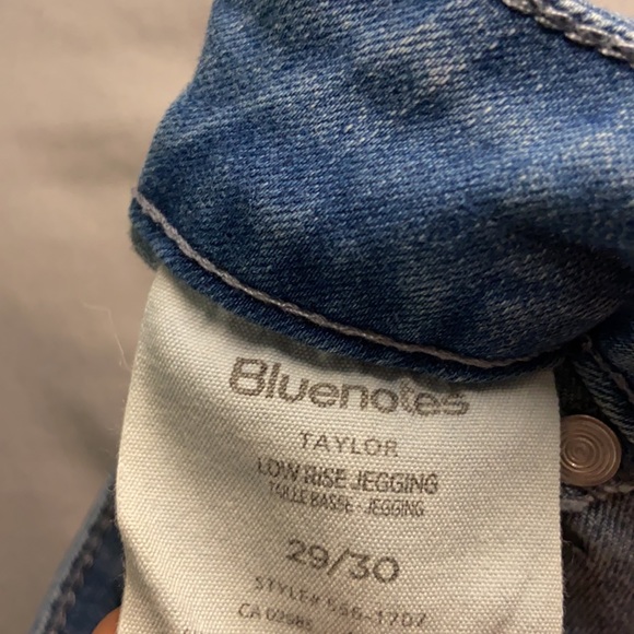 Blue notes low rise jeggings - Picture 3 of 3